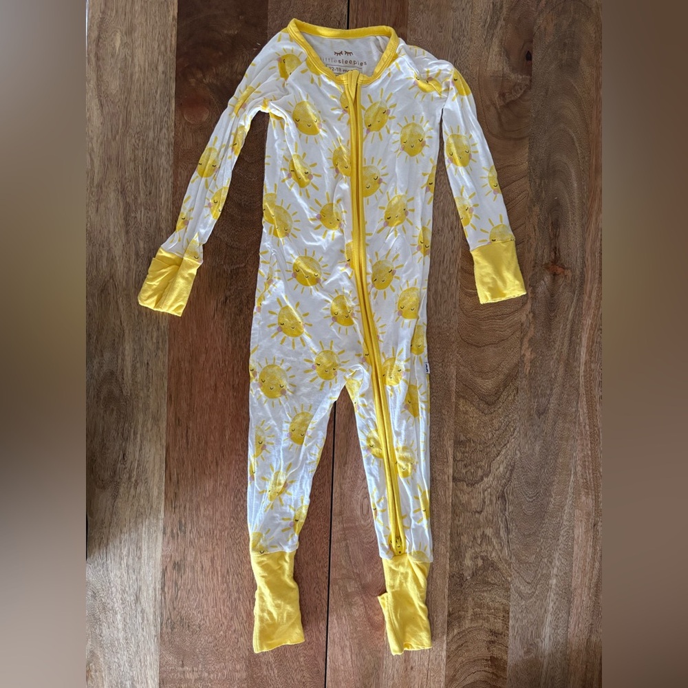 Little sleepies footies - sunshine. Excellent condition.